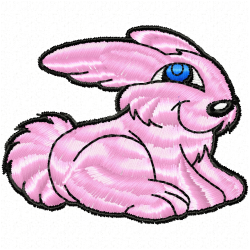 Rabbits Embroidery Design 9 Rabbits Embroidery Design 9